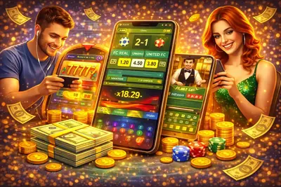 Usando cassino online pelo navegador do celular